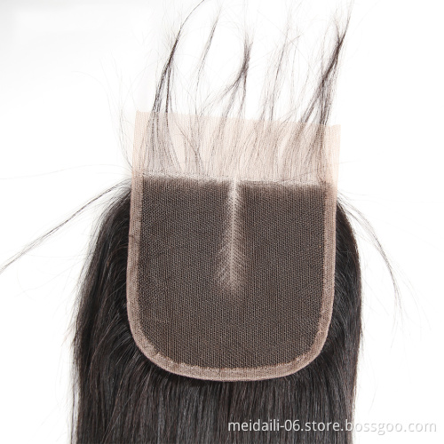 dropshipping cheap wholesale price 3 peruvian straight human hair bundles with closure